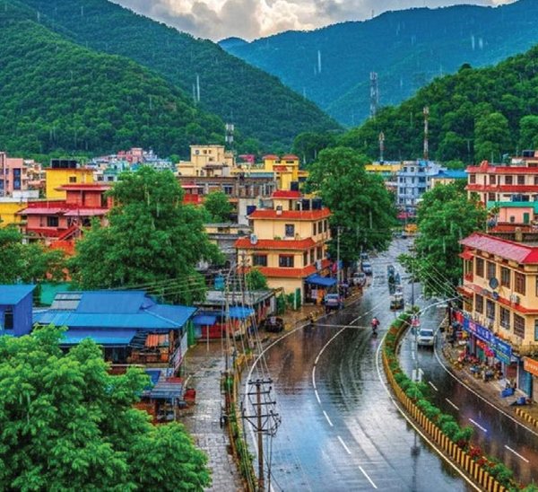 Hill town in Uttarakhand